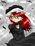 alternative_fashion anthro black_clothing black_dress blue_eyes clothed clothing dress female funeral fur goth gothic_lolita hair j-fashion juliet_sleeves lolita_(fashion) red_hair sad solo victorian_goth wind moe-chan archie_comics sega sonic_the_hedgehog_(archie) sonic_the_hedgehog_(comics) sonic_the_hedgehog_(series) sally_acorn chipmunk ground_squirrel mammal rodent sciurid 3:4 digital_media_(artwork) low_res oekaki pixel_(artwork)