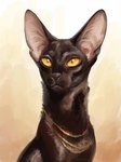 ambiguous_gender black_body black_fur black_nose feral fur realistic solo whiskers yellow_eyes akineza domestic_cat felid feline felis mammal 2020 digital_media_(artwork)