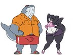 age_difference anthro bald bottomwear bulge clothing duo femboy footwear hat headgear headwear male markings mature_male mole_(marking) older_male sandals shoes shorts sneakers tail thick_tail thick_thighs thong underwear wide_hips younger_male darkboss eve_(aido_hwedo) baleen_whale blue_whale cetacean dolphin mammal marine oceanic_dolphin orca toothed_whale whale father_(lore) father_and_child_(lore) father_and_son_(lore) parent_(lore) parent_and_child_(lore) parent_and_son_(lore) son_(lore) stepfather_(lore) stepparent_(lore) stepson_(lore)