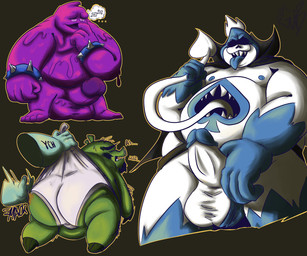 anthro balls barefoot belly big_balls big_belly big_penis blue_clothing blue_jockstrap blue_underwear bottomwear briefs butt butt_slap clothing clothing_aside clothing_pull disembodied_hand erection facial_hair feet genitals gloves green_body group hair hairy handwear hanging_wedgie holding_penis huge_balls huge_penis humanoid_genitalia humanoid_penis jockstrap looking_pleasured male male/male moan moobs navel nipples nude nude_male onomatopoeia open_mouth overweight overweight_anthro overweight_male penis purple_body simple_background slap smack_(sound_effect) smacking_ass sound_effects spanking spiked_bracers teeth text thick_penis thought_bubble tongue trio underwear underwear_aside underwear_pull wedgie white_body white_briefs white_clothing white_underwear gorochuinboxers angry_birds clash_royale deltarune rovio_entertainment sega supercell_(company) the_angry_birds_movie undertale_(series) king_leonard_mudbeard king_spade animate_inanimate darkner domestic_pig elixir_golem goo_creature goo_humanoid humanoid mammal monster suid suine sus_(pig) 2025 6:5 absurd_res digital_drawing_(artwork) digital_media_(artwork) english_text hi_res sketch_page