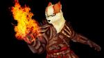 anthro armor clothed clothing eyewear fire gauntlets glasses gloves handwear knight male shoulder_pads simple_background warrior psycoticsnake blue_byte_(game_developer) for_honor_(game) nintendo pokemon emarcanine arcanine generation_1_pokemon pokemon_(species)