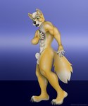 animal_genitalia anthro genitals latex latex_body latex_skin male nude sheath solo surprise rahir nintendo star_fox fox_mccloud canid canine fox mammal 2022 5:6 digital_media_(artwork) hi_res