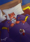 anal anal_penetration bed big_dom_small_sub dominant forced furniture male male/male penetration pillow purple_body purple_eyes rape red_body size_difference spread_legs spreading hector21314 bandai_namco digimon digimon_(species) guilmon monster reptile scalie absurd_res hi_res