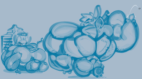 antennae_(anatomy) anthro back_muscles beckoning biceps big_breasts big_muscles biped blue_background breast_markings breasts building butt claws damaged_building duo_focus featureless_breasts female finger_claws flicking gesture group hair huge_breasts huge_muscles hyper hyper_breasts hyper_muscles long_antennae macro_anthro macro_female macro_male male markings muscular muscular_anthro muscular_female muscular_male reclining simple_background small_tail smile tail trio walking toonpower disney lilo_and_stitch angel_(lilo_and_stitch) fan_character stitch_(lilo_and_stitch) stitchils alien experiment_(lilo_and_stitch) 16:9 black_and_blue blue_and_white blue_theme digital_drawing_(artwork) digital_media_(artwork) hi_res monochrome sketch widescreen