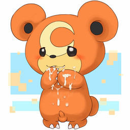 2014 anthro balls barefoot bear blush claws cum cum_on_face cum_on_hand cum_on_stomach cute erection fur happy male mammal messy nintendo nude orgasm penis pokémon raised_arm round_ears smile solo standing teddiursa toe_claws unknown_artist video_games
Rating: Explicit
Score: 3
User: forkU
Date: April 14, 2014