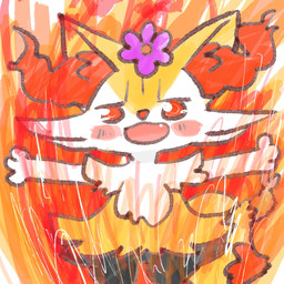 ambiguous_anthro ambiguous_gender anthro biped blush chibi dipstick_tail fire flower_on_head food front_view looking_at_viewer markings open_:3 open_mouth open_smile shrimp_(food) smile solo standing tail tail_markings annyui0611 nintendo pokemon braixen canid generation_6_pokemon mammal pokemon_(species) 1:1 2022 digital_drawing_(artwork) digital_media_(artwork) hi_res japanese_description portrait three-quarter_portrait translated_description