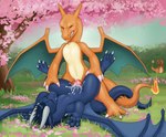 anthro being_watched bodily_fluids claws cum dominant dominant_male duo female feral genital_fluids genitals looking_at_another male male/female male_on_top on_top penetration penis pussy tail vaginal vaginal_fluids vaginal_penetration wings aseysh soolopik mythology nintendo pokemon ych_(character) charizard dragon generation_1_pokemon mythological_creature mythological_scalie pokemon_(species) scalie