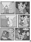 anthro baloo bear bodily_fluids breasts comic cum dialogue disney duo english_text erection female female_penetrated foreskin genital_fluids genitals greyscale humanoid_genitalia humanoid_penis male male/female male_penetrating male_penetrating_female mammal monochrome nipples nude penetration penile penile_penetration penis penis_in_pussy rebecca_cunningham sex sloth_bear talespin text the_jungle_book unknown_artist ursine vaginal vaginal_penetration