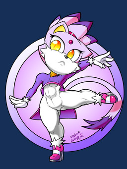 anthro female pose solo randomgloves sega sonic_the_hedgehog_(series) blaze_the_cat domestic_cat felid feline felis mammal 3:4 alpha_channel hi_res
