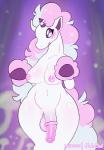 2d_animation animal_genitalia animal_penis animated anthro anthrofied balls big_penis blush bouncing_breasts breasts butt crotch_lines equid equine equine_genitalia equine_penis frame_by_frame galarian_form galarian_ponyta generation_8_pokemon genitals glistening glistening_body gynomorph horn intersex long_neck mammal mythological_creature mythological_equine mythology nintendo nipples penis pokemon pokemon_(species) pokemorph regional_form_(pokemon) shaking_butt short_playtime smile solo swaying swinging_penis tentabat unicorn wide_hips wiggling_hips