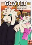 absurd_res anthro asriel_dreemurr_(god_form) autumn black_clothing black_markings blush blush_lines boss_monster_(undertale) bovid caprine clothed clothing cloud comic cover cover_art cover_page deltarune duo english_text eyewear fence fur glasses green_clothing green_eyes grey_clothing grey_shirt grey_topwear hand_on_shoulder hi_res hoodie horn joedrawings kudalewds looking_at_another male mammal markings pink_eyes pink_horn plant ralsei scarf shirt sunset text topwear tree undertale undertale_(series) white_body white_fur