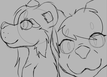 anthro female male solo sliinky_(artist) domestic_ferret mammal mustelid musteline true_musteline weasel monochrome sketch