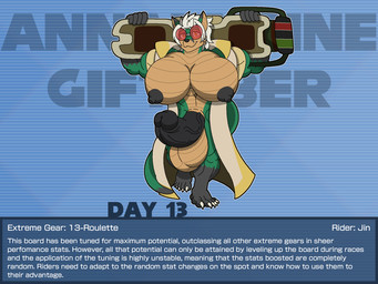5_fingers 5_toes abs anthro areola balls barefoot biceps big_balls big_breasts big_penis black_body black_nipples black_penis blue_background breasts claws clothing erection extreme_gear eyewear feet fingers foreskin genitals glasses green_body green_tail gynomorph hair holding_object hoverboard hovercraft huge_balls huge_breasts huge_penis humanoid_genitalia humanoid_penis hyper hyper_balls hyper_genitalia hyper_penis intersex looking_at_viewer markings monotone_hair mostly_nude multicolored_body multicolored_scales multicolored_tail muscular muscular_anthro muscular_gynomorph muscular_intersex navel nipples nude penis raised_arms robe robe_only scale_markings scales simple_background smile solo tail tan_balls tan_body text tinted_glasses toe_claws toes topwear vehicle vein veiny_penis walking walking_towards_viewer white_clothing white_hair yellow_eyes annaengine inktober mythology jin_(jindragowolf) canid canine dragon fox hybrid mammal mythological_creature mythological_scalie scalie 2025 4:3 digital_drawing_(artwork) digital_media_(artwork) english_text hi_res busty_boy_(lore) male_(lore)