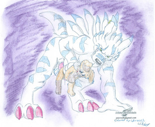 abdominal_bulge abstract_background anal anal_penetration balls big_balls bulge canine cub cum digimon gay knot male mammal penetration penis piercing red_eyes roni were weregarurumon werewolf werwolf-witcher wolfblade yellow_eyes young
Rating: Explicit
Score: 8
User: werwolf-witcher
Date: December 10, 2012