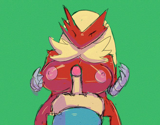 animated_gif anthro anthro_focus big_breasts breast_play breasts duo erection faceless_character faceless_male female female_focus first_person_view genitals glans green_background human_on_anthro humanoid_genitalia humanoid_penis interspecies male male/female nipples nude penis pink_glans pink_nipples pokephilia sex simple_background solo_focus titfuck vertical_bar_eyes boiful nintendo pokemon blaziken generation_3_pokemon human mammal pokemon_(species) 2018 2d_animation animated frame_by_frame short_playtime source_request