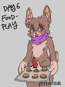animal_genitalia anthro bodily_fluids cum cum_on_food erection food food_fetish food_play genital_fluids genitals grey_background kerchief leaking_precum male mooncake neckerchief neckwear penis piercing precum precum_on_penis precum_string purple_kerchief purple_neckerchief sheath simple_background solo tapering_penis text athenaserval fabulous_beasts kinktober_2025 tuye_(fabulous_beasts) lagomorph leporid mammal moon_rabbit rabbit 2025 3:4 english_text hi_res