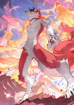 5_fingers ambiguous_gender anthro athletic athletic_anthro athletic_male back_wings biped black_claws black_hair black_pawpads black_sclera carrying_another claws collar countershade_face countershade_fur countershade_hands countershade_legs countershade_neck countershade_tail countershade_torso countershading dewclaw digitigrade extreme_size_difference feral finger_claws fingerpads fingers fur group hair head_horn head_wings horn large_group larger_feral low-angle_view male membrane_(anatomy) membranous_wings mouth_closed multicolored_body multicolored_fur nude nude_anthro nude_male on_head open_mouth orange_body orange_membrane orange_wings outside pawpads pupils quadruped realistic_wings red_body red_fur red_horn red_scales scales silhouette size_difference smaller_anthro snout solo_focus spiked_collar spikes tail text toe_claws two_tone_body two_tone_fur unusual_wing_placement white_body white_countershading white_fur white_inner_ear wings worm's-eye_view yellow_eyes chiayeeee european_mythology mythology jiangshi_(carol801201) ambient_flier canid canine dragon fox mammal mythological_creature mythological_scalie scalie western_dragon winged_dragon 2024 digital_drawing_(artwork) digital_media_(artwork) english_text full-length_portrait hi_res portrait signature