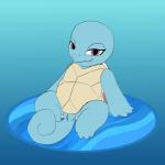 anthro blue_body blue_skin cyan_background female genitals gradient_background presenting purple_eyes pussy shell simple_background solo turtle_shell arcing_light nintendo pokemon generation_1_pokemon pokemon_(species) reptile scalie squirtle 1:1 hi_res