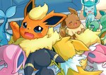 ambiguous_gender black_body black_fur blue_body blue_eyes bodily_fluids brown_body brown_fur canid carpet dog_pile eevee eeveelution espeon evolutionary_family eyes_closed face_in_chest feral fin flareon floor fluffy fluffy_tail fur furniture generation_1_pokemon generation_2_pokemon generation_4_pokemon generation_6_pokemon glaceon group happy hi_res inside jolteon leafeon living_room mammal neck_tuft nintendo nuzzling open_mouth open_smile overwhelmed paws pink_body pink_fur pokemon pokemon_(species) scared smile sofa swarmed sweat sweatdrop sylveon tail tail_fin tears tuft umbreon vaporeon wadorigi white_body white_fur yellow_body yellow_fur