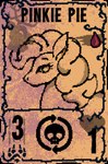 card card_game card_template female feral fur gaming hair playing_card solo text smokedsoul35 friendship_is_magic hasbro inscryption my_little_pony mythology pinkie_pie_(mlp) equid equine horse mammal mythological_creature mythological_equine pony digital_media_(artwork) english_text