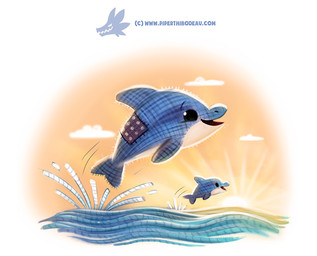 ambiguous_gender black_eyes cloud duo feral humor open_mouth outside patch_(fabric) pun sea simple_background sky sun sunrise visual_pun water white_background yarn piper_thibodeau aquatic cetacean dolphin mammal oceanic_dolphin toothed_whale digital_media_(artwork) digital_painting_(artwork) painting_(artwork)