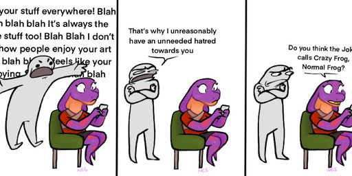 angry anthro cellphone chair clothed clothing countershading crossed_arms dialogue duo electronics eyebrows female frown furniture holding_object holding_phone humor ignoring_another looking_at_object looking_at_phone male open_frown open_mouth phone simple_background sitting smartphone snake_hood standing text white_background ncs keeshee cobra human lamarian mammal reptile scalie snake 2022 comic english_text hi_res multiple_scenes