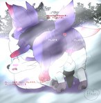 anal anal_penetration anal_tugging animal_genitalia animal_penis big_butt black_penis butt canine_genitalia canine_penis dialogue duo english_text feral feral_on_feral from_behind_position generation_5_pokemon generation_8_pokemon genitals hand_on_head hazelninetales hi_res hisuian_form hisuian_zorua male male/male motion_lines nintendo penetration penis perching_position pinned plant pokemon pokemon_(species) pokemon_legends_arceus profanity regional_form_(pokemon) sex snow text tree wide_eyed zorua