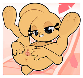 3_toes 4_fingers anthro anus beach beach_chair bent_legs border eyelashes feet female fingers genitals inner_labia loli long_eyelashes looking_at_self lying nude on_back pose presenting presenting_vulva smile smirk solo spread_legs spread_vulva spreading toes vulva white_border young young_anthro young_female gaturo bonita_(gaturo) lagomorph leporid mammal rabbit 2025 absurd_res digital_drawing_(artwork) digital_media_(artwork) hi_res adult_(lore)