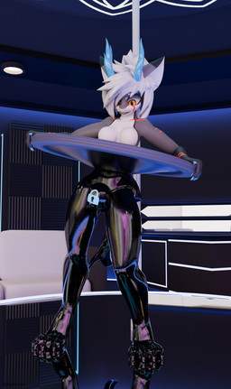 anthro latex looking_down male null_bulge ring solo transformation transformation_ring kurolatex aquatic fish living_latex shark 3d_(artwork) absurd_res digital_media_(artwork) hi_res
