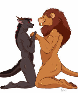 anthro canine digital_media_(artwork) dragon duo eye_contact fangs feline fox fully_sheathed hand_holding horn hybrid kneeling lion male male/male mammal negger pimienta plain_background plantigrade red_eyes sabertooth sheath smile smilodon white_background yellow_eyes
Rating: Explicit
Score: 9
User: Vinea
Date: December 27, 2014 anthro canine digital_media_(artwork) dragon duo eye_contact fangs feline fox fully_sheathed hand_holding horn hybrid kneeling lion male male/male mammal negger pimienta plain_background plantigrade red_eyes sabertooth sheath smile smilodon white_background yellow_eyes
Rating: Explicit
Score: 9
User: Vinea
Date: December 27, 2014