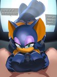 anthro big_breasts breast_play breasts clothed clothing duo faceless_character faceless_human faceless_male female genitals human_on_anthro interspecies looking_at_viewer male male/female navel penis sex titfuck captainkirb sega sonic_the_hedgehog_(series) rouge_the_bat rouge_the_bat_(dominatrix) bat human mammal 2025 absurd_res hi_res