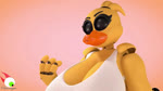 anthro beak big_breasts breasts clothed clothing dialogue duo ears_down ears_up eyelashes fangs female gesture hand_behind_own_head hand_gesture heart_eyes heart_symbol machine male music pivoted_ears pointing pointing_at_another shy teeth chavaryn five_nights_at_freddy's scottgames chica_(fnaf) foxy_(fnaf) animatronic avian bird canid canine canis chicken fox galliform gallus_(genus) mammal monster phasianid robot 16:9 2023 3d_(artwork) 3d_animation animated cinema_4d_(artwork) digital_media_(artwork) english_audio high_framerate short_playtime sound webm widescreen