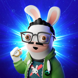 alternate_species anthro bent_arm black_clothing black_eyewear black_facial_hair black_glasses black_goatee black_hair black_mustache black_shirt black_topwear blue_background brown_eyes buckteeth clock closed_smile clothed clothed_anthro clothed_male clothing cosmic_background eyewear facial_hair fur furrification glasses goatee green_clothing green_hoodie green_topwear hair holding_pocketwatch hoodie lidded_eyes light long_ears looking_at_viewer male male_anthro mitten_hands mouth_closed multicolored_body mustache no_eyebrows noseless open_clothing open_hoodie open_topwear pocketwatch rabbidification shirt short_hair simple_background smile smiling_at_viewer solo space space_background tan_body tan_eyelids tan_inner_ear tan_skin teeth topwear two_tone_body watch white_body white_fur virgile_maratrey raving_rabbids rayman_(series) real_world ubisoft romass lagomorph mammal rabbid 1:1 2022 3d_(artwork) absurd_res autodesk_maya_(artwork) colored digital_media_(artwork) english_description half-length_portrait hi_res lighting official_art portrait shaded zbrush_(artwork)