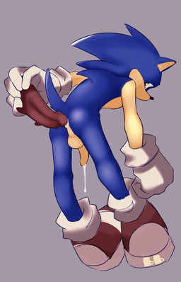 added_anatomy anal anal_masturbation anal_orgasm anal_penetration anthro backsack balls big_hands big_shoes blue_body bodily_fluids butt clothing cum dildo ejaculation footwear genital_fluids genitals gloves green_eyes hands-free handwear leaking_cum looking_back male male_penetrated masturbation nubbed_dildo orgasm penetration penis raised_tail reaching_back red_dildo sex_toy shoes solo standing tail tan_body toying_self bb_xiongmao sega sonic_the_hedgehog_(series) sonic_the_hedgehog eulipotyphlan hedgehog mammal hi_res