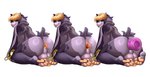 anal anal_penetration anthro anus backsack balls barefoot bent_over big_butt big_ears butt butt_focus dildo dildo_in_ass dildo_insertion feet femboy fur gaping gaping_anus genitals horn male nipples nude object_in_ass pawpads paws penetration penis perineum purple_body purple_fur rear_view sex_toy sex_toy_in_ass sex_toy_insertion smile solo thick_thighs zyiichy digital_media_(artwork) hi_res