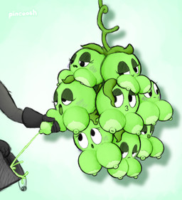 8_heads ahegao areola big_breasts blush bodily_fluids breast_milking breast_squeeze breasts bucket clothing container eyelashes eyeshadow faceless_character female food frown fruit gloves grape group handwear juice juicing lactating looking_at_another looking_pleasured makeup multi_head nipples offscreen_character plant smile squeezing text tongue tongue_out pincoosh elemental_creature flora_fauna food_creature living_fruit waddling_head artist_name digital_media_(artwork) hi_res