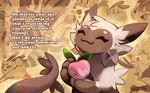 2019 ambiguous_gender artist_name blitzdrachin canid conditional_dnp daww digital_media_(artwork) digital_painting_(artwork) emotional english_text fan_character feral fluffy food fruit furret generation_1_pokemon generation_2_pokemon generation_3_pokemon group happy heartberry ivysaur mammal mankey mightyena motivational_poster mustelid nintendo pawpads pecha_berry plant pokemon pokemon_(species) pokemon_berry primate reptile scalie sentret shaded simple_background smile solo_focus story text textured_background the_truth