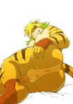 anthro anus backsack balls butt flaccid genitals grin male muscular muscular_anthro muscular_male nude penis presenting presenting_anus smile solo orange-lin lifewonders tokyo_afterschool_summoners macan_(tas) felid mammal pantherine tiger hi_res