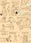 5_fingers alternate_universe anthro apron apron_only barefoot big_breasts big_bulge blush bodily_fluids boss_monster_(undertale) bovid breasts bulge butt caprine cleavage clothed clothing comic digital_media_(artwork) duo ellipsis english_text feet female fingers frisk_(undertale) hi_res human male mammal mature_anthro mature_female mostly_nude profanity sweat text thewill toriel tutori under(her)tail undertale undertale_(series) vein