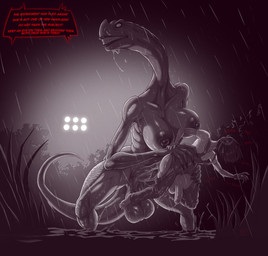 5_fingers 5_toes anal_fluids anthro anthro_penetrating anthro_penetrating_human anthro_penetrating_male anthro_rape asking_for_help ball_size_difference balls barefoot big_balls big_breasts big_penis bodily_fluids breasts claws clenched_teeth clothing creepy dripping duo erection feet fingers fleshlight_position forced genital_fluids genitals glans gloves gynomorph gynomorph/male gynomorph_penetrating gynomorph_penetrating_human gynomorph_penetrating_male gynomorph_raping_male hair half-erect handwear holding_partner huge_balls huge_penis human_on_anthro human_penetrated human_raped humanoid_genitalia humanoid_penis intersex intersex/male intersex_penetrating intersex_penetrating_male interspecies larger_anthro larger_gynomorph larger_intersex male male_penetrated male_raped night nipples penetration penis penis_size_difference precum precum_drip raining rape saliva sex size_difference smaller_human smaller_male speech_bubble teeth text toes torn_clothing water wet random_rend aquatic human mammal mosasaur mosasaurus prehistoric_species reptile scalie absurd_res english_text hi_res