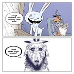 1:1 2023 anthro canid canine canis chair clothed clothed/nude clothing comic dialogue domestic_dog dot_eyes dress_shirt duo english_text frown fur furniture hat headgear headwear hi_res holding_object how_hungry... humor inside jacket lagomorph male mammal max_(sam_and_max) meme newspaper novumave nude open_mouth open_smile raining sam_and_max samuel_dog shirt simple_background sitting smile standing suit teeth text tongue topwear tuft water window