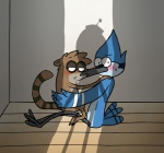 avian beak benson bird blue_jay blush cartoon_network closet cuddling gay male mordecai raccoon regular_show rigby shadow sitting
Rating: Questionable
Score: 6
User: brony4life
Date: November 24, 2013