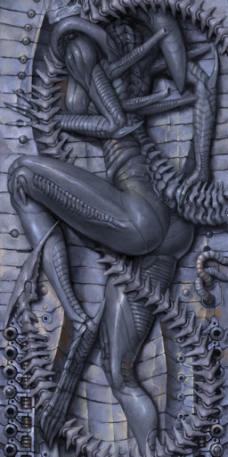 anthro breasts butt dakimakura digitigrade exoskeleton featureless_breasts female human_skull long_feet long_tail lying medium_breasts nude on_side raised_leg raised_tail rear_view segmented_tail side_boob solo spiked_tail spikes spikes_(anatomy) spine tail tail_between_legs tail_grab tail_over_shoulder tail_spines oleg_bulakh alien_(franchise) cc-by-nc-sa creative_commons xenoluxe alien alien_humanoid humanoid xenomorph 2023 absurd_res dakimakura_design digital_drawing_(artwork) digital_media_(artwork) full-length_portrait hi_res huge_filesize portrait