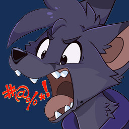angry anthro black_eyes black_nose cheek_tuft clothing eyebrows facial_tuft fangs fur grey_body grey_eyebrows grey_fur hair male markings open_mouth short_hair snout solo teeth tongue topwear tuft feve canid canine fox mammal 1:1 alpha_channel cel_shading colored digital_drawing_(artwork) digital_media_(artwork) icon reaction_image shaded