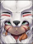 2014 canine ear_piercing facial_paint female freckles fur green_eyes hair headdress human jay_naylor looking_at_viewer piercing red_hair solo white_fur wolf
Rating: Safe
Score: 17
User: Noah_Black
Date: January 04, 2014