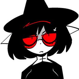 accessory anthro black_clothing black_hair black_hat black_headwear black_topwear breasts clothed clothed_anthro clothed_female clothing cross eyewear female female_anthro front_view glasses hair hair_accessory hairclip hat headgear headwear inverted_cross inverted_cross_hair_clip looking_at_viewer mouth_closed narrowed_eyes red_eyewear red_glasses round_glasses simple_background solo topwear wearing_glasses white_background white_body white_ears witch_hat xarop77 catwitch_(xarop77) domestic_cat felid feline felis mammal 1:1 2025 bust_portrait digital_drawing_(artwork) digital_media_(artwork) english_description portrait