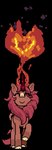 female fire happy heart_symbol solo bitassembly mythology dragon kirin mythological_creature mythological_scalie scalie animated digital_media_(artwork) low_res pixel_(artwork) pixel_animation short_playtime