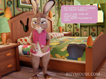 3_toes 4_fingers anthro barefoot bed bedding bedroom bedroom_eyes big_eyes black_eyebrows brown_body brown_ears brown_fur cheating_wife claws closed_smile clothed clothed_anthro clothed_female clothing countershade_feet countershade_fur countershade_hands countershade_torso countershading dialogue dialogue_box ellipsis english_honorific eyebrows feet female fingers floor fur furniture glistening glistening_eyes glistening_nose half-closed_eyes honorific humanoid_hands infidelity inside internal_wall iris lamp light_body light_fur looking_at_viewer mature_anthro mature_female mouth_closed multicolored_body multicolored_fur name_drop name_in_dialogue narrowed_eyes nightstand panties pantsless pattern_clothing pattern_shirt pattern_topwear photo picture_frame pink_claws pink_clothing pink_nose pink_panties pink_shirt pink_topwear pink_underwear plaid plaid_clothing plaid_shirt plaid_topwear plantigrade print_bedding print_clothing print_panties print_underwear pupils purple_eyes seductive shirt smile smiling_at_viewer snout solo speech_bubble standing straight_legs talking_to_viewer term_of_endearment text text_box thick_thighs three-quarter_view toe_claws toes topwear two_tone_body two_tone_fur underwear wall_(structure) wallpaper_(decoration) white_body white_countershading white_fur white_inner_ear white_sclera white_text window wood wood_floor bizymouse disney zootopia bonnie_hopps lagomorph leporid mammal rabbit 2026 3d_(artwork) 4:3 artist_name digital_media_(artwork) english_text