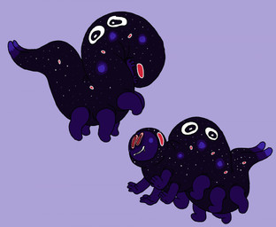 4_arms 4_legs 6_legs ambiguous_gender black_body feral markings multi_arm multi_limb patch_(marking) pink_sclera purple_background purple_legs red_eyes simple_background solo spots spotted_markings toony young polychaete_(artist) pierce_(polychaete) arthropod caterpillar insect larva 2018 digital_drawing_(artwork) digital_media_(artwork) male_(lore)