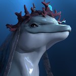 anthro female solo moardor bottlenose_dolphin cetacean dolphin mammal marine oceanic_dolphin toothed_whale 1:1 3d_(artwork) 3d_animation animated digital_media_(artwork) headshot_portrait low_res portrait short_playtime